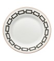 "Catene Nero" dinner plate